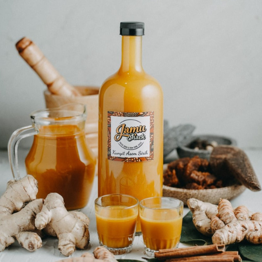 Jamu Kunyit Asem Daun Sirih 750ml Jamu Shack