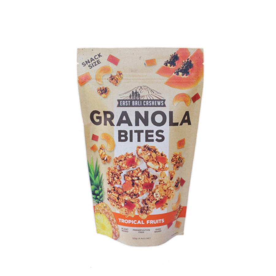 Granola Bites Tropical Fruits Yava Cashews 125 gr