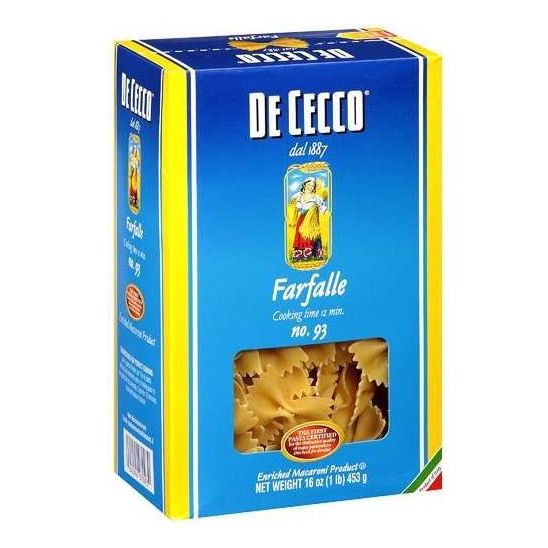 Pasta Farfalle De Cecco 500 gr