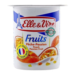 Elle & Vire Yoghurt Peach Passion 125 gr